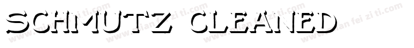 schmutz cleaned字体转换